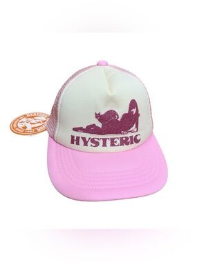 Hysteric Glamour pink trucker hat